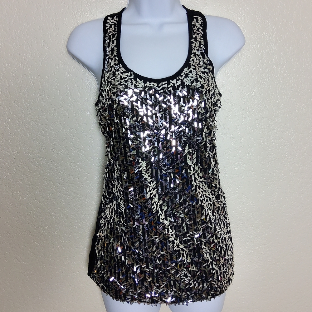 Body Central Sequined Tank, Small